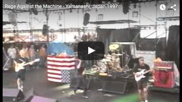 Rage Against the Machine - Yamanashi, Japan 1997