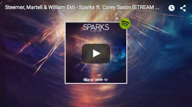 Steerner, Martell & William Ekh - Sparks ft. Corey Saxon [STREAM ON SPOTIFY]