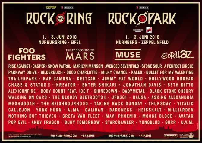 Rock am Ring 2018 / Rock im Park 2018